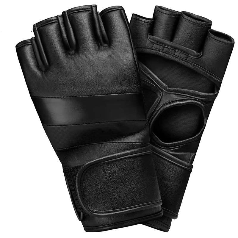 MMA Training Gloves – Premium Cowhide Leather – Black OEM & Private Label Manufacturer